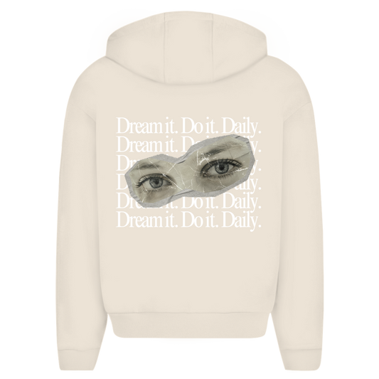 Dream It. Do It. Daily. Oversize Zipper Herren Hoodie