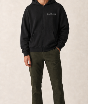 Dream It. Do It. Daily. Oversize Zipper Herren Hoodie