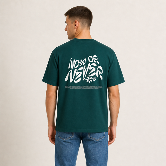 Now or Never Oversize Unisex T-Shirt