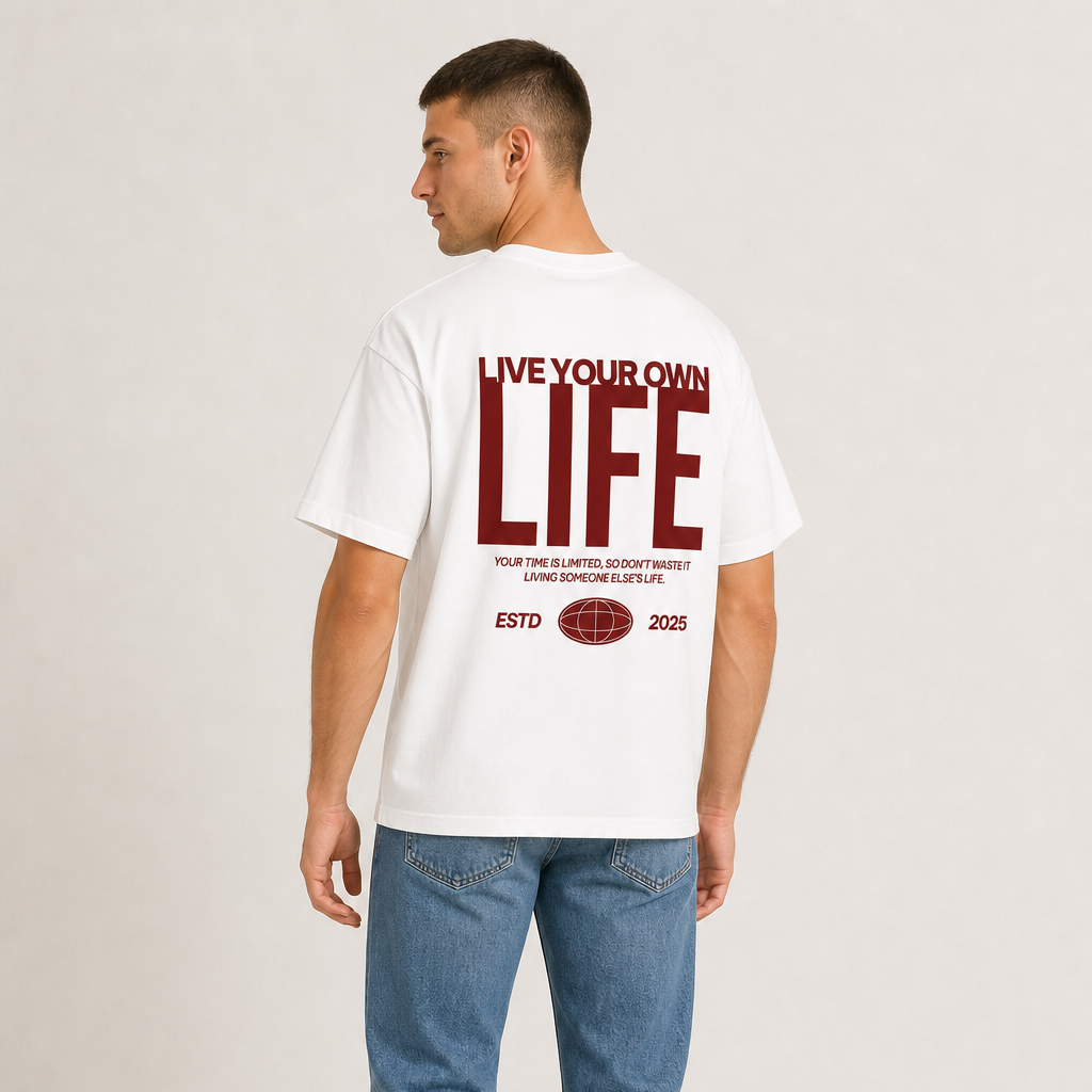 Live Your Own Life - Oversize Unisex T-Shirt