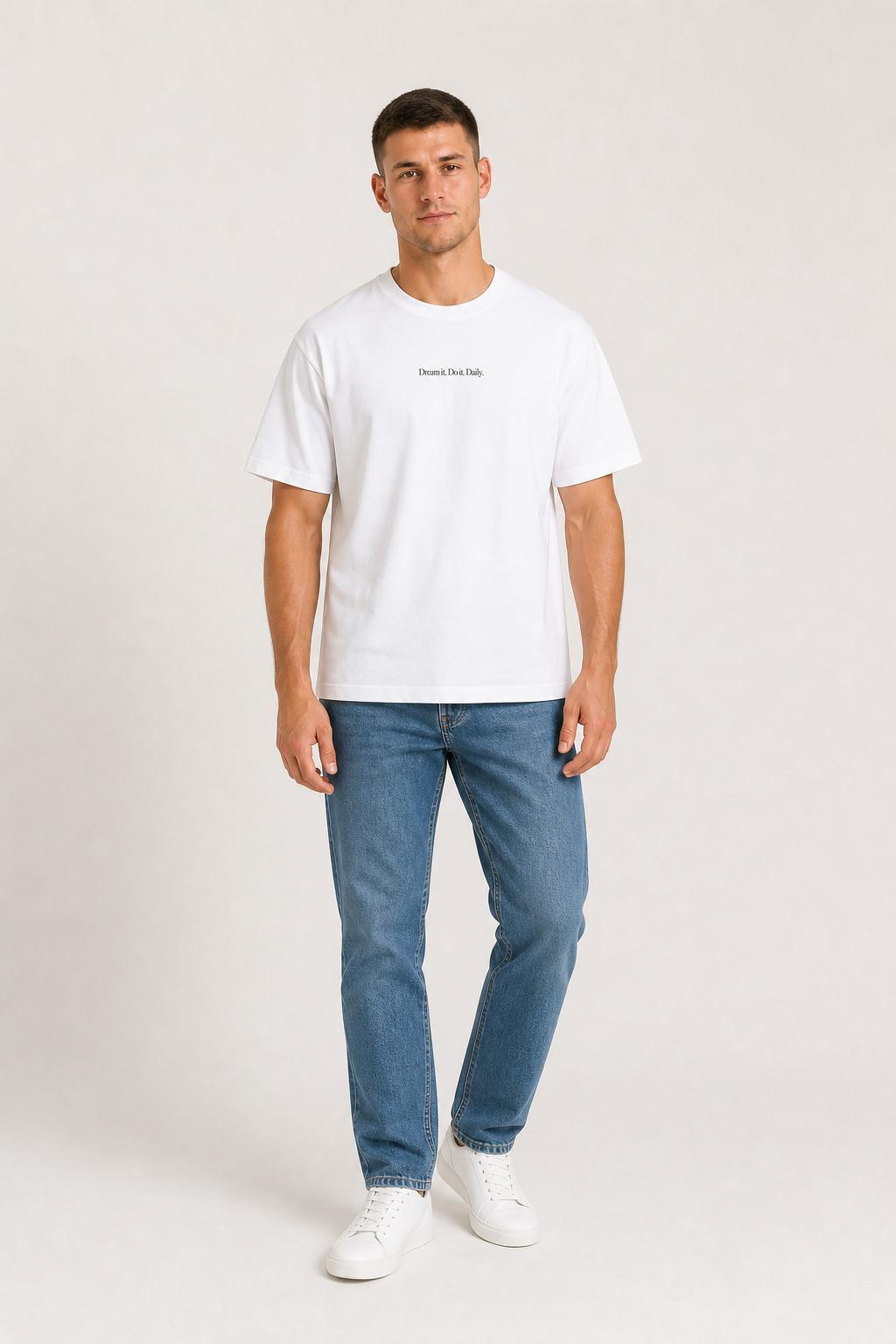 Oversize T-Shirt - "Dream It. Do It. Daily."