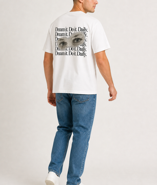 Oversize T-Shirt - "Dream It. Do It. Daily."