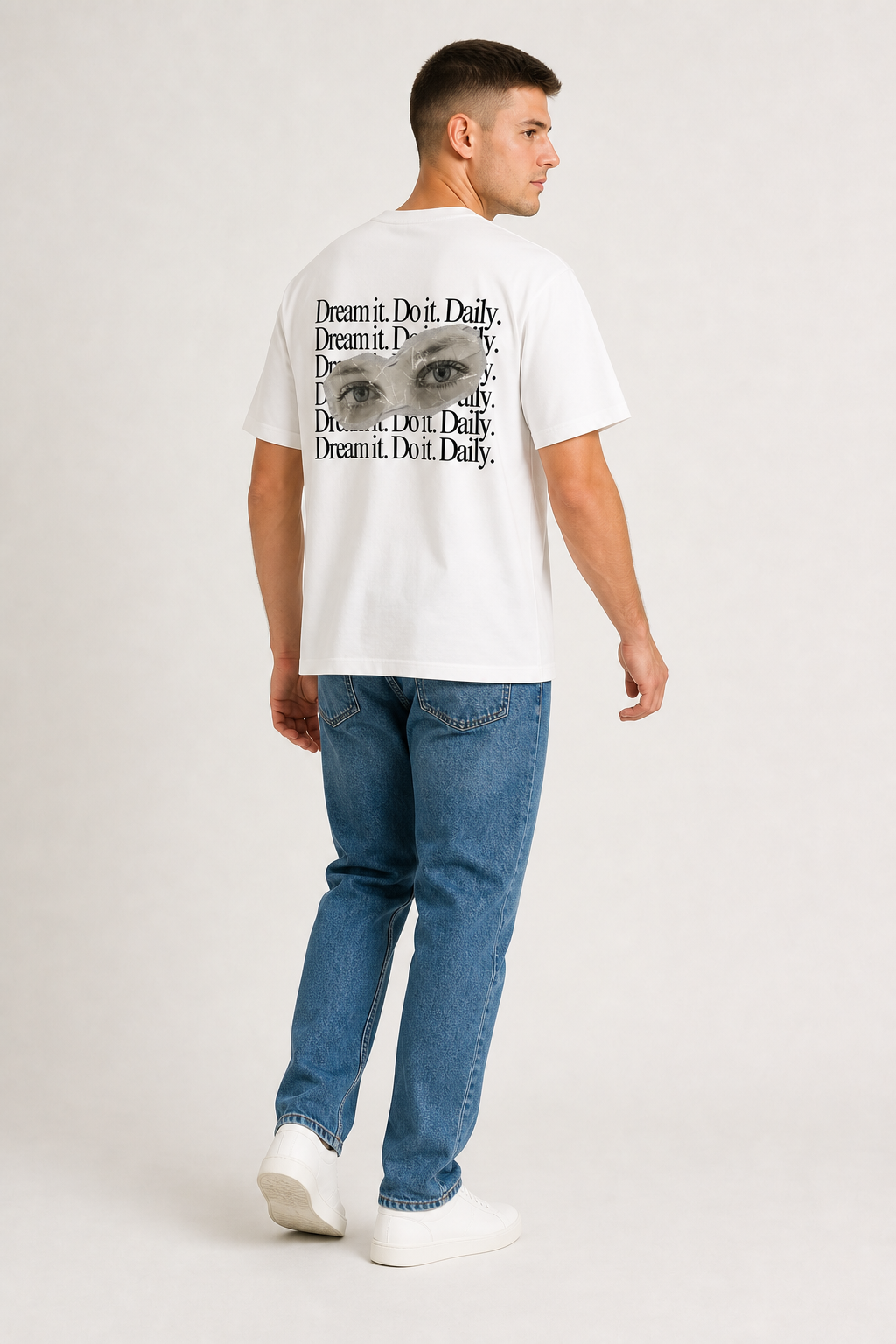 Oversize T-Shirt - "Dream It. Do It. Daily."