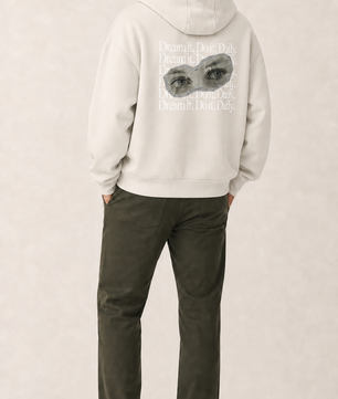 Dream It. Do It. Daily. Oversize Zipper Herren Hoodie