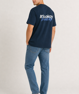 It`s okay to need help - Oversize Unisex T-Shirt
