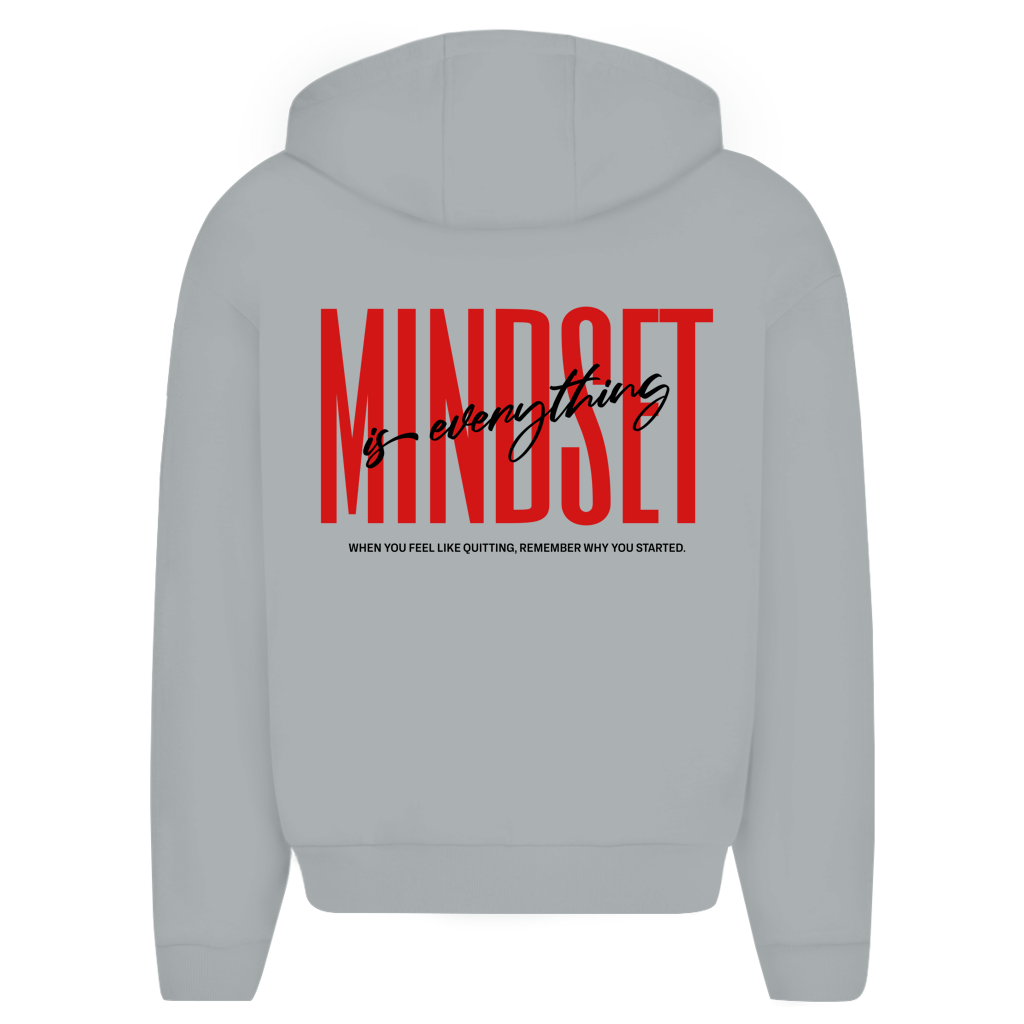 Discipline Beginns Where Excuses End Oversize Zipper Herren Hoodie