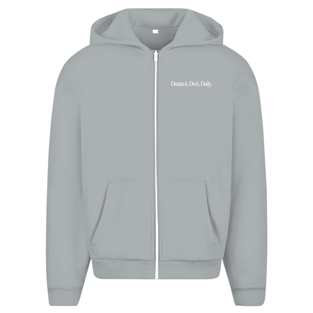 Dream It. Do It. Daily. Oversize Zipper Herren Hoodie