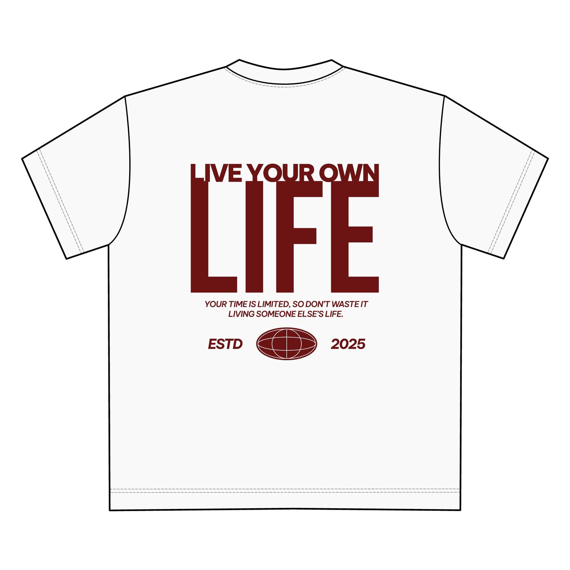 Live Your Own Life - Oversize Unisex T-Shirt