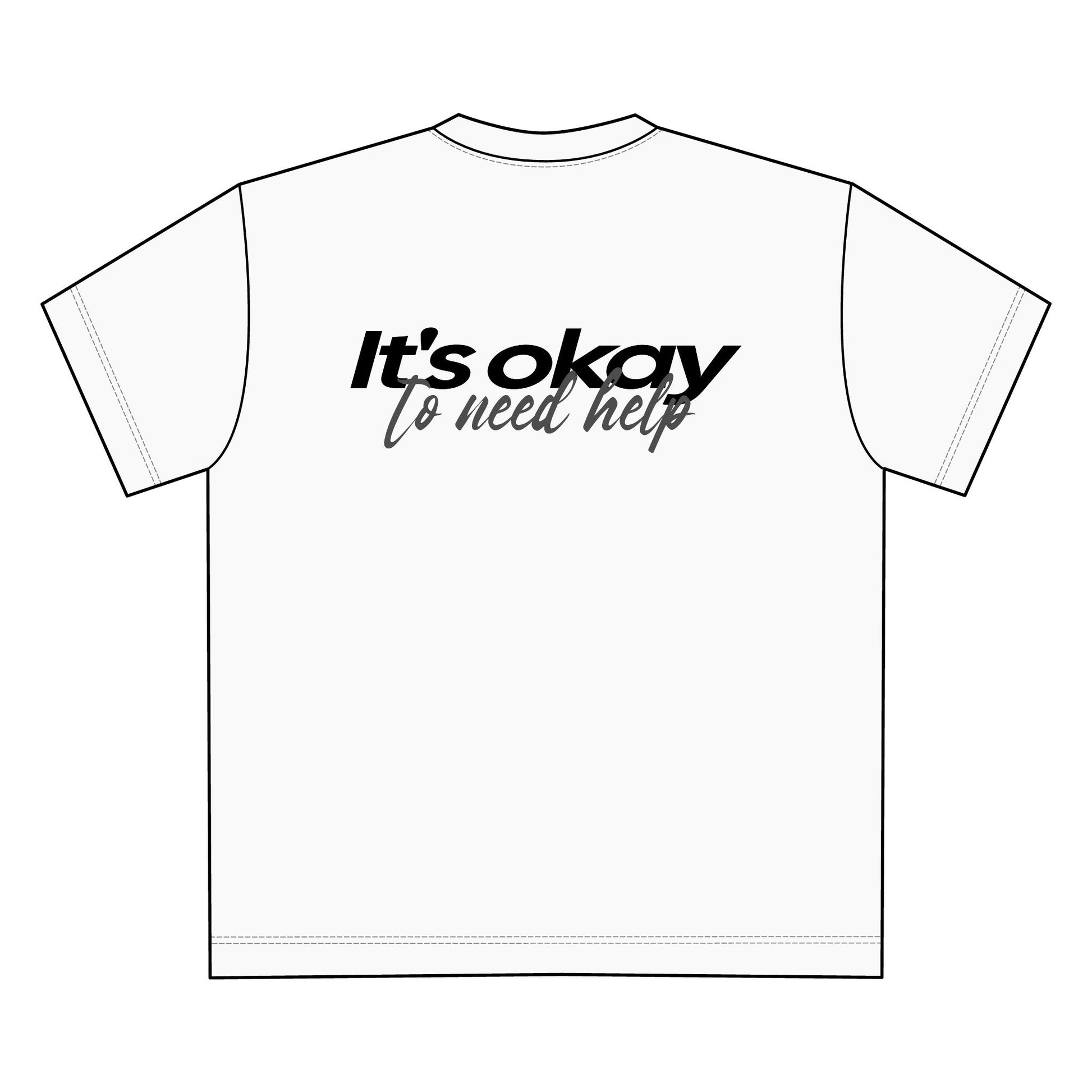 It`s okay to need help - Oversize Unisex T-Shirt