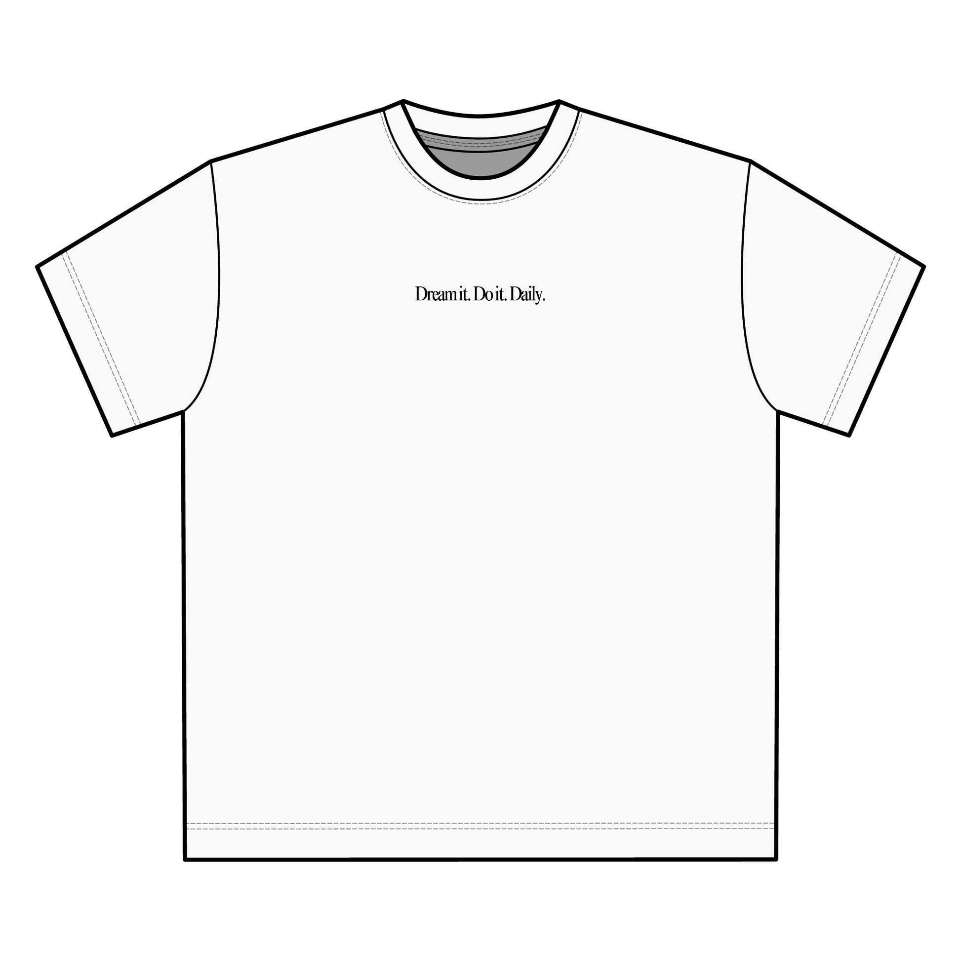 Oversize T-Shirt - "Dream It. Do It. Daily."