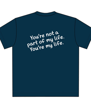 Unisex Heavy Tee - You're My Life, Casual, Gift for Him/Her, Everyday Wear, Relationship Quotes, Love & Friendship