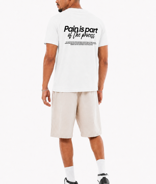 Pain Is Part Of The Process T-Shirt aus Bio-Baumwolle