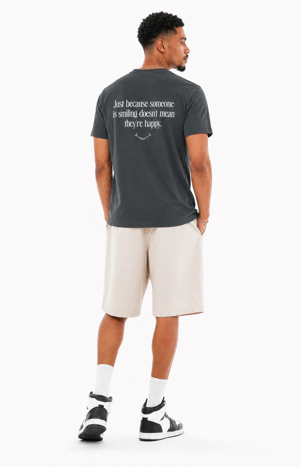 Smile T-Shirt aus Bio-Baumwolle