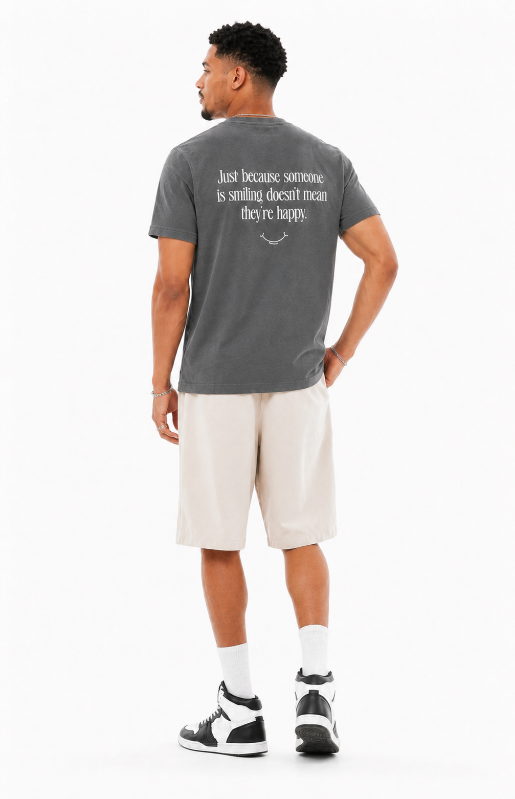 Smile T-Shirt aus Bio-Baumwolle