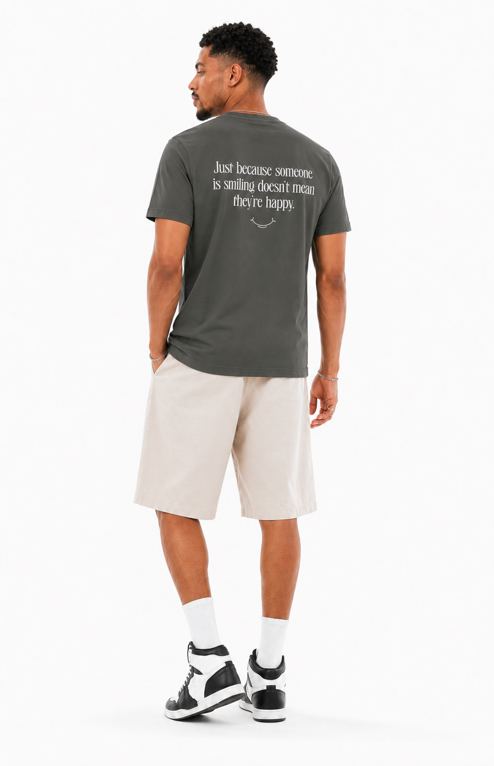Smile T-Shirt aus Bio-Baumwolle